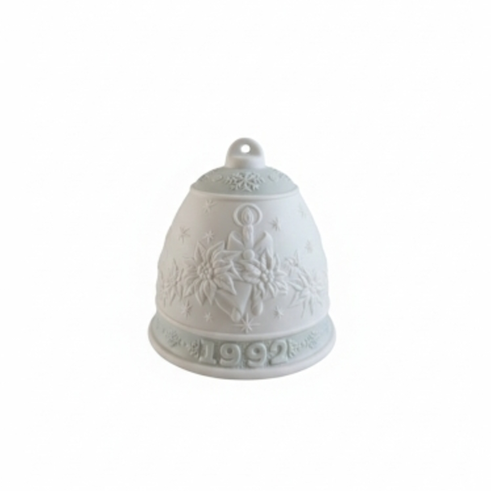 Vintage Lladró Annual Christmas Bell Porcelain Ornament (Handmade Spain)